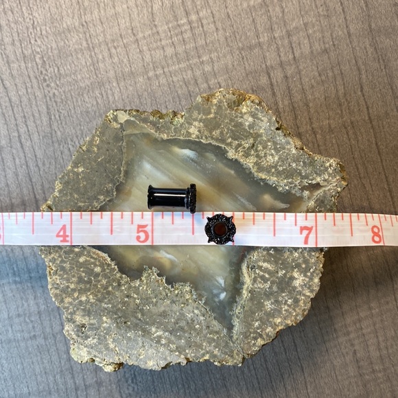 Metal Mandala Boho 2 gauge Ear Plug Tunnels - Picture 8 of 10